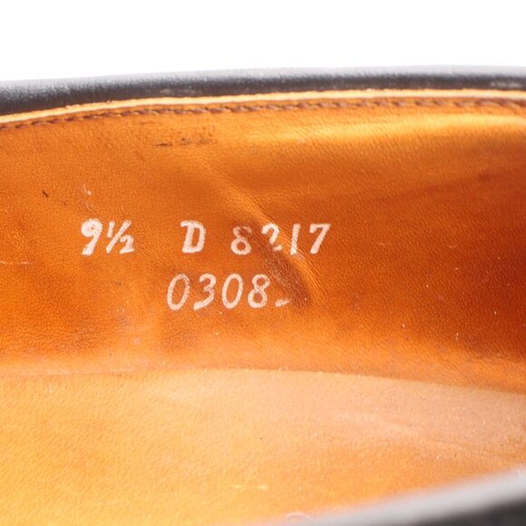 Allen Edmonds Grayson Dress Shoes Mens 9.5 D Black Loafers Slip-On Tassels main image 6